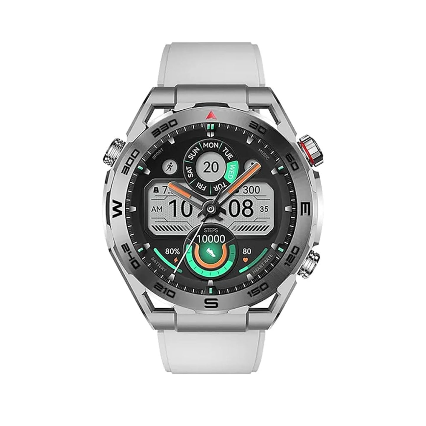 W&O X5 Pro Max Smartwatch | 2.2-inch Display, Bluetooth Calls, Health Tracking