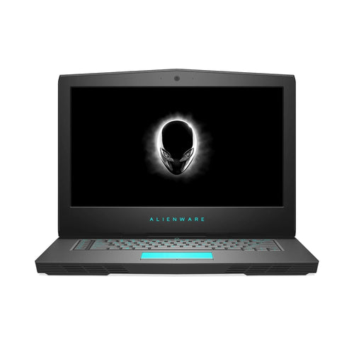 Gaming laptop with Alienware logo on a white background