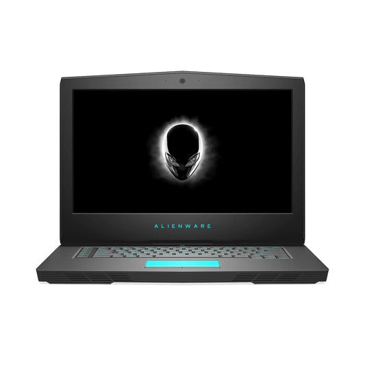 Gaming laptop with Alienware logo on a white background