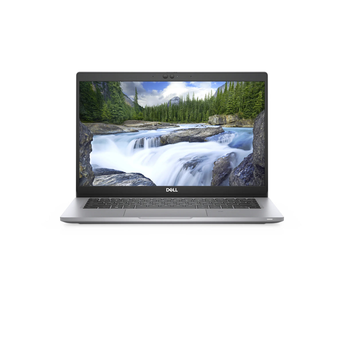Dell Latitude 5320 2-in-1 13.3-inch convertible laptop, front view in laptop mode