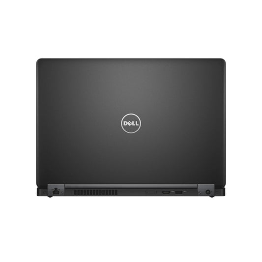 Top view of the Dell Latitude 5480 with  the lid closed, featuring the Dell logo. 