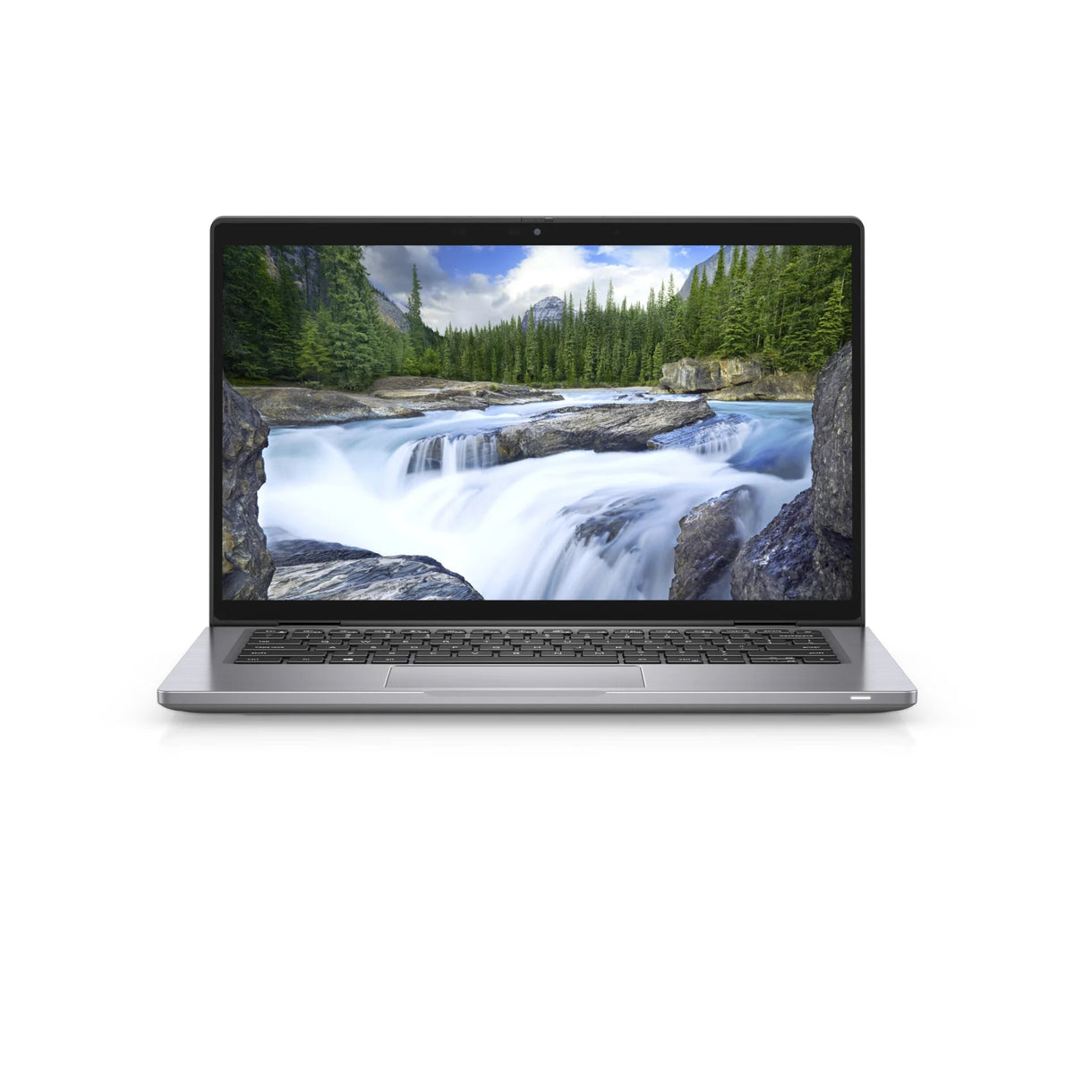 Dell Latitude 7320 2-in-1 13.3-inch convertible laptop, front view in laptop mode
