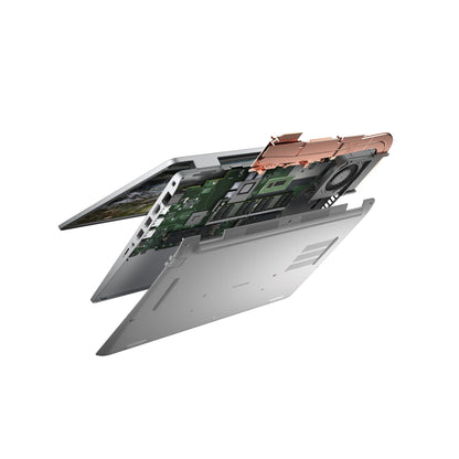 Dell Precision 3571 15.6-inch mobile workstation, front view with display open