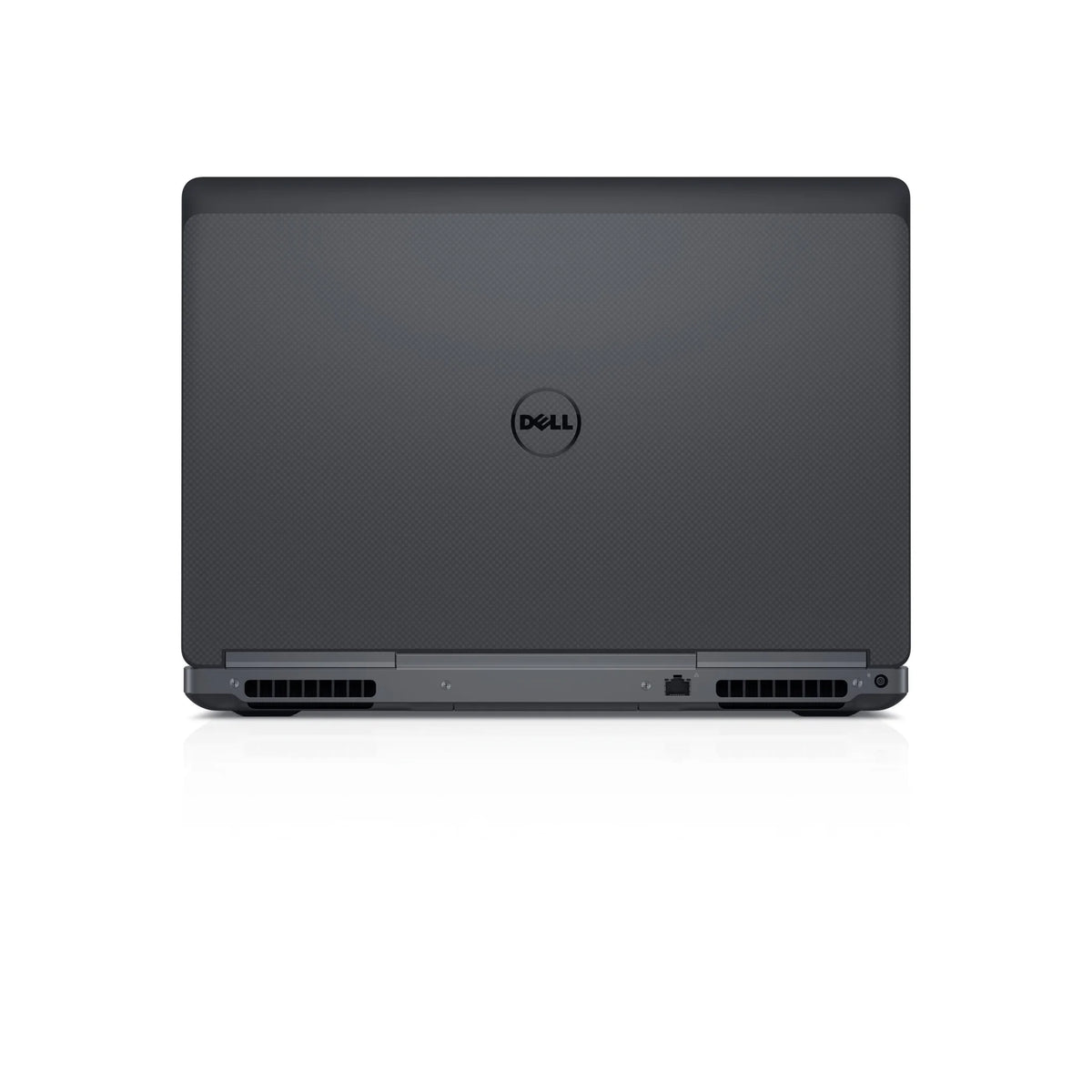 Dell Precision 7710 17.3-inch mobile workstation, front view with display open