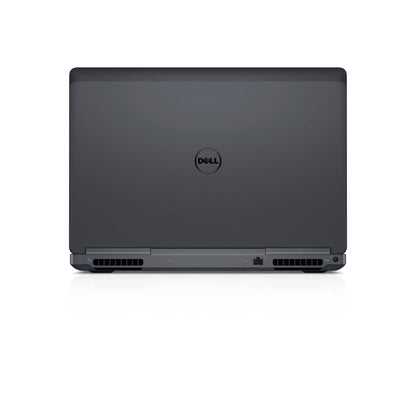 Dell Precision 7710 17.3-inch mobile workstation, front view with display open