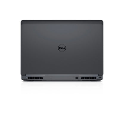 Dell Precision 7720 17.3-inch mobile workstation, front view with display open