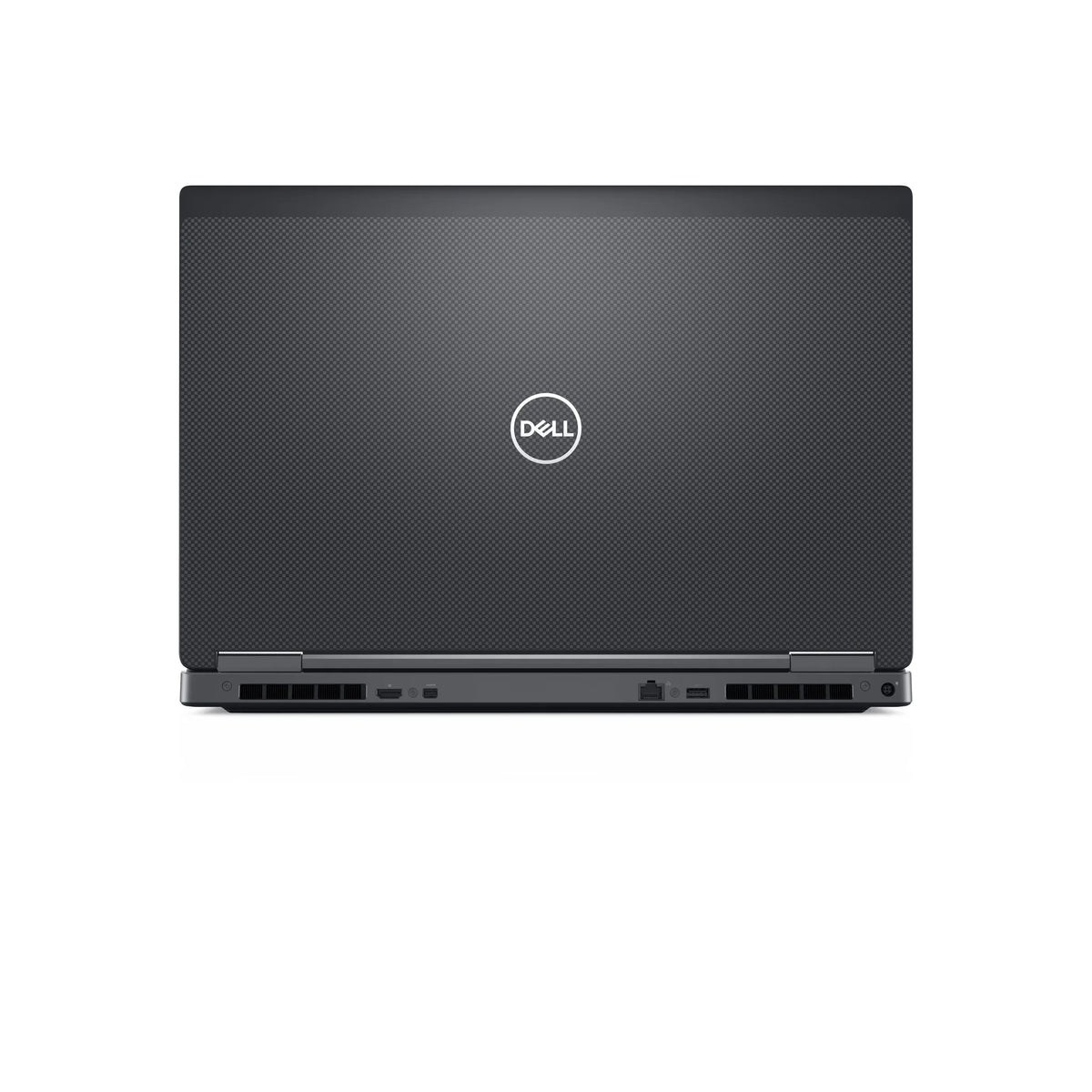 Dell Precision 7730 17.3-inch mobile workstation, front view with display open