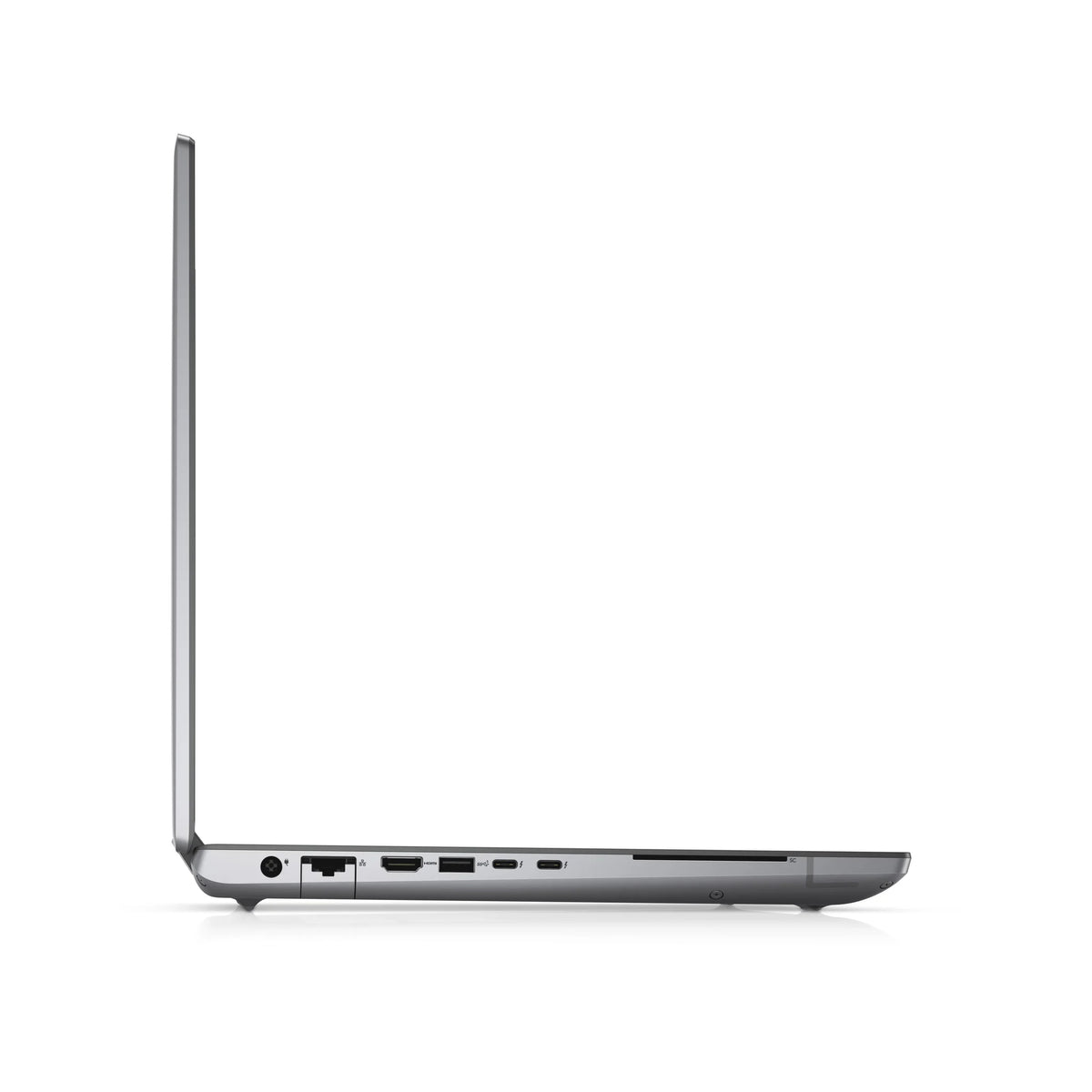 Dell Precision 7770 16 Inch Mobile Workstation Front View With Left Side