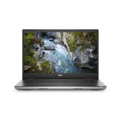 Dell Precision 7770 17.3-inch mobile workstation, front view with display open