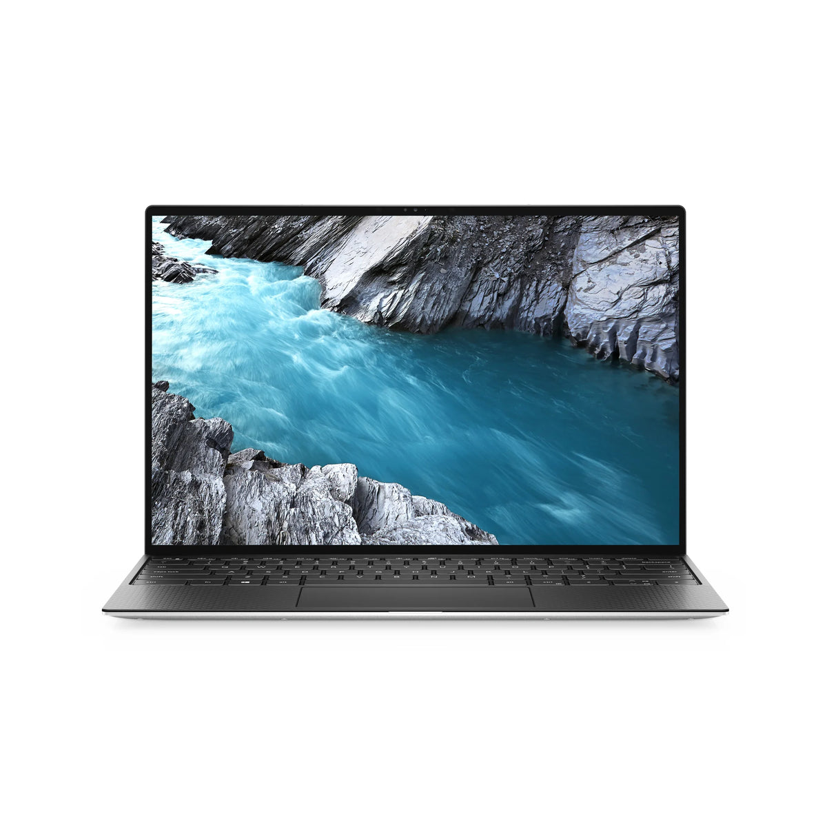 Dell XPS 13 9310 13.4-inch ultraportable laptop, front view with display open