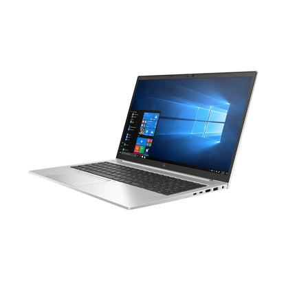 Perspective view from the right of the HP  Elitebook 855 G7 G8 showing side   