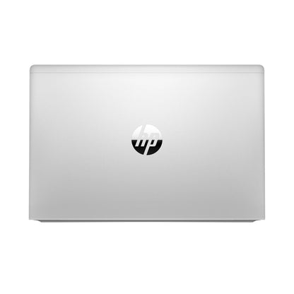 HP ProBook 445 G8 14-inch business laptop, front view with display open
