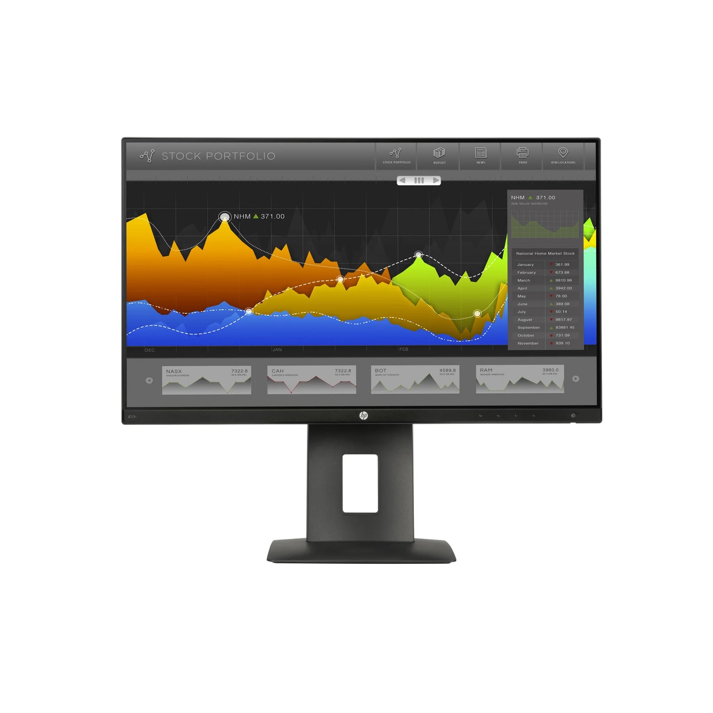HP Z23n 23 inch narrow bezel IPS business monitor TARGET Store Egypt