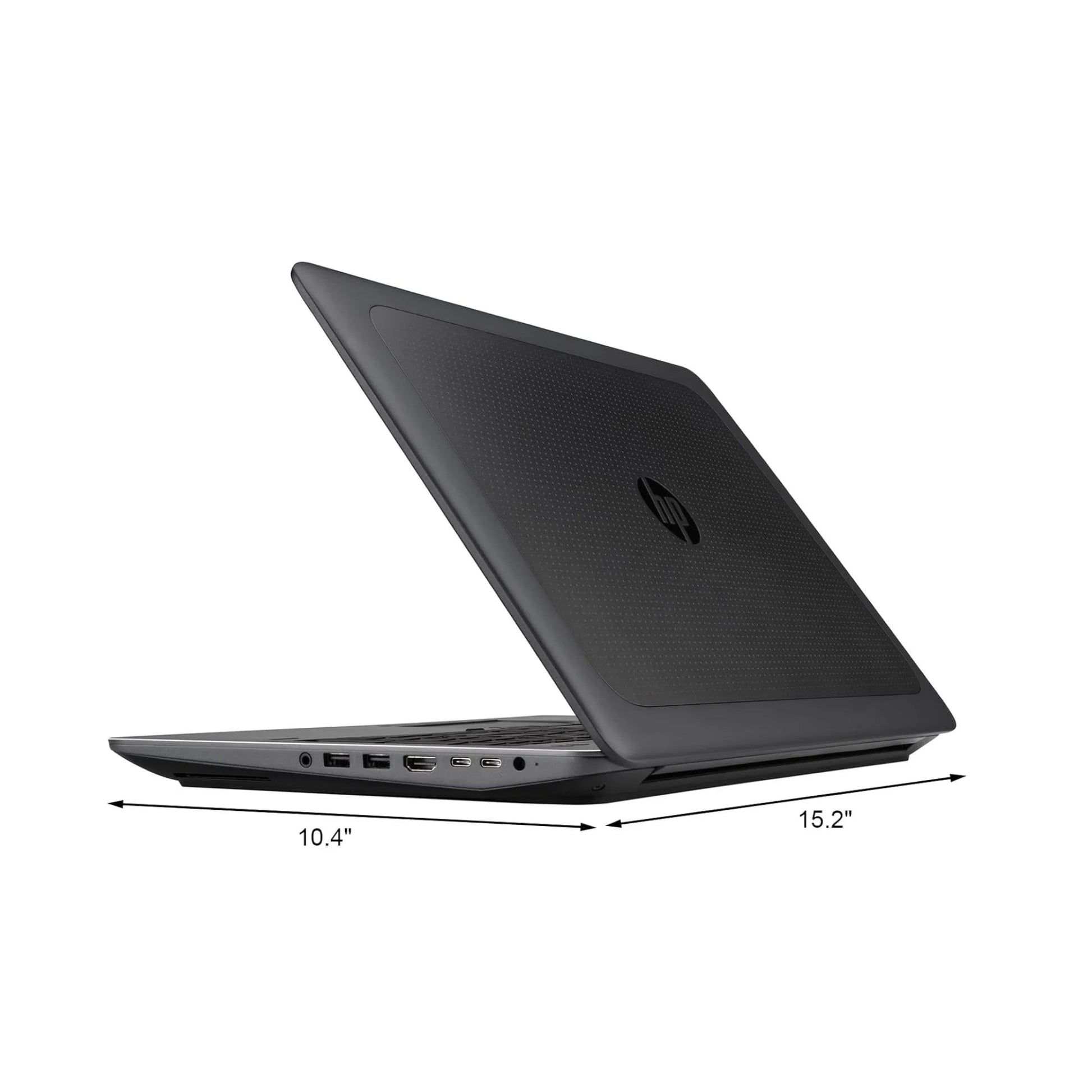 A thin and light used HP Zbook 15U G3 mobile workstation, featuring a professional AMD FirePro GPU for engineers and architects working with CAD in Egypt.
