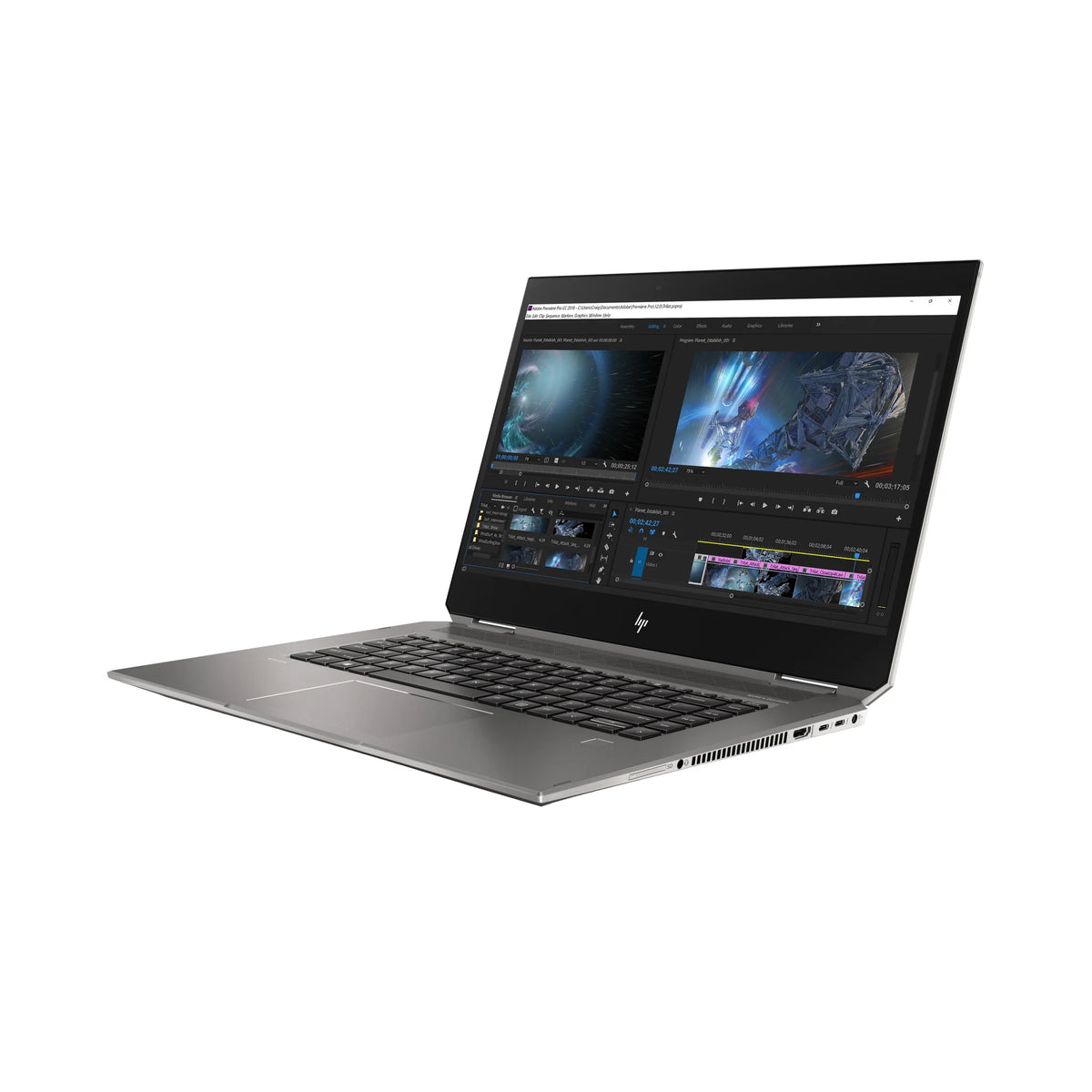 Hp Zbook Studio X360 G5 15 6 Inch Convertible Workstation Right Side Ports View In Laptop Mode.Jpg