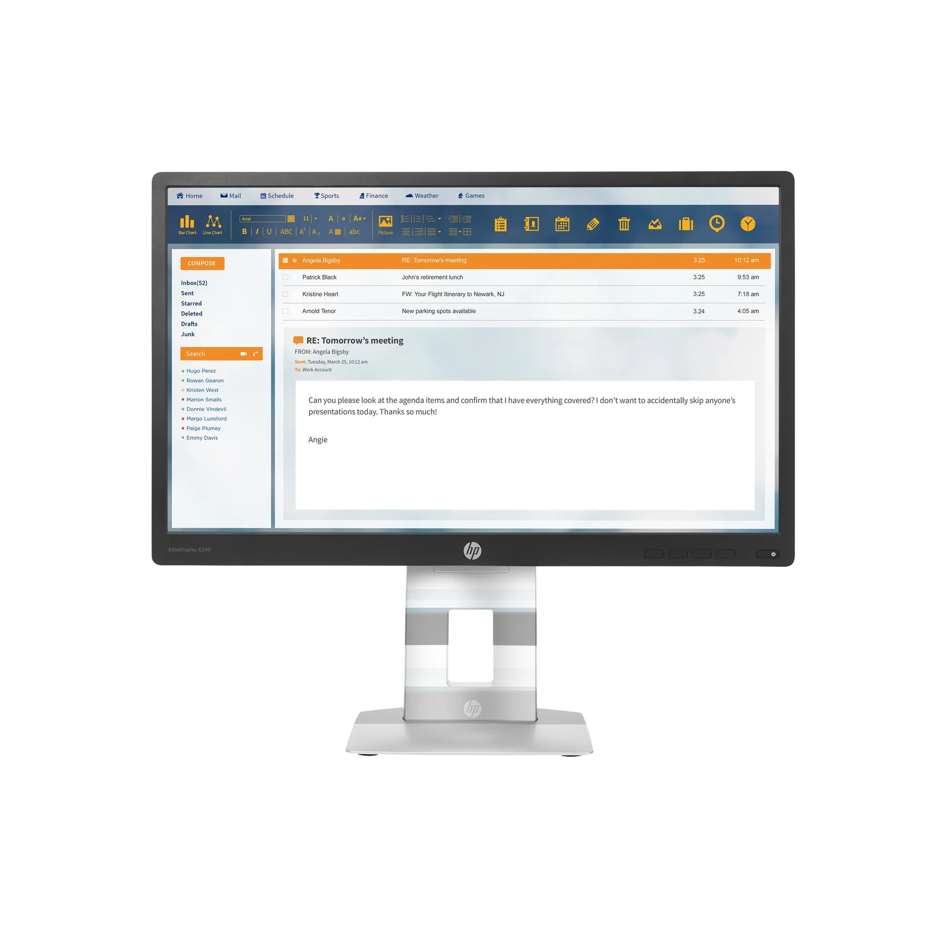 HP EliteDisplay E240 23.8 inch FHD IPS business monitor TARGET Store Egypt