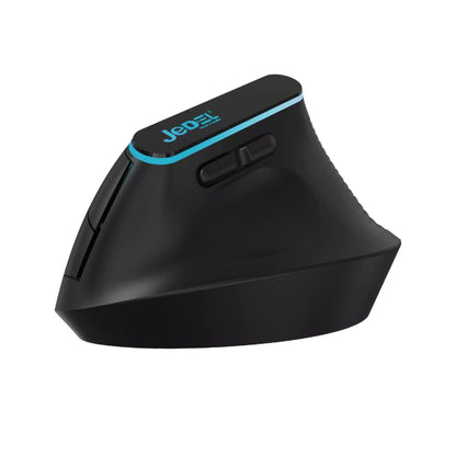 ماوس JEDEL W925P العمودي الوايرلس المريح لليد بقبضة طبيعية وأزرار جانبية للإبهام