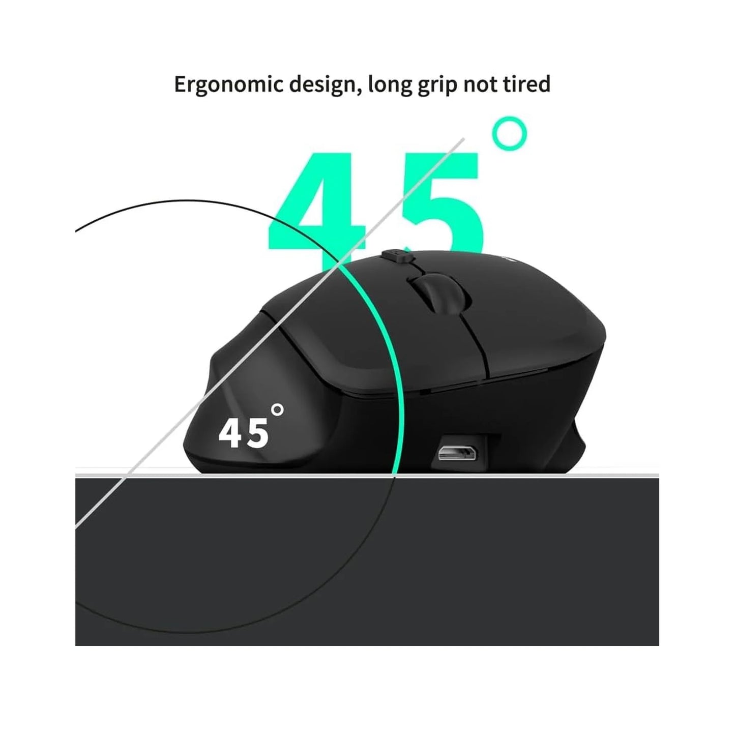 Jertech W500 Silent Wireless Mouse Price Egypt 2 4G Bluetooth 5 3 Type C Office Gaming Cairo