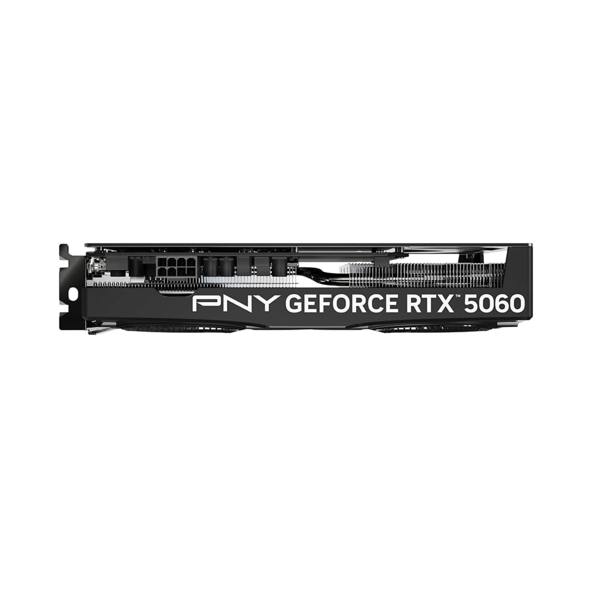 PNY GeForce RTX 5060 graphics card on a white background