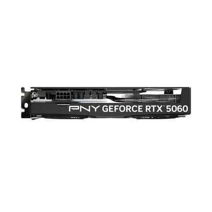 PNY GeForce RTX 5060 graphics card on a white background