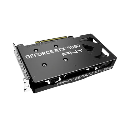 PNY GeForce RTX 5060 graphics card on a white background