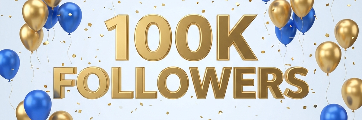 احنا وصلنا +100,000 متابع !!!