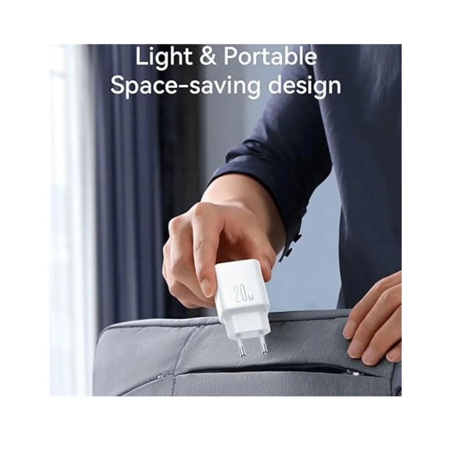 Joyroom TC-FU20EU 20W PD Fast Charger (USB-C To Lightinig) | Nano Size